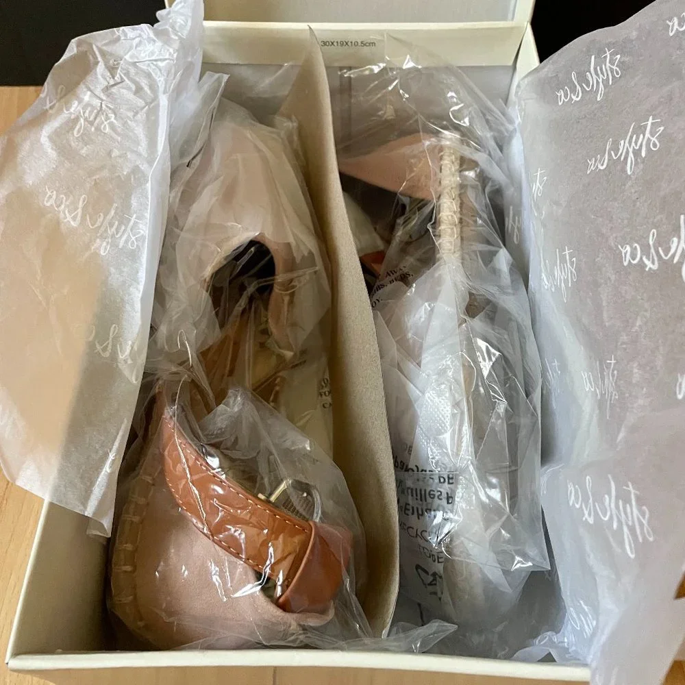 Style & Co. Blush pink Espadrilles with ankle wrap ties